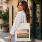 🌸🤍 She Is Clothed in Strength Tote Bag – Proverbs 31:25 💕
