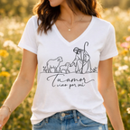 🤍 Camiseta Cristiana “Tú Amor Vino Por Mí” ✝️